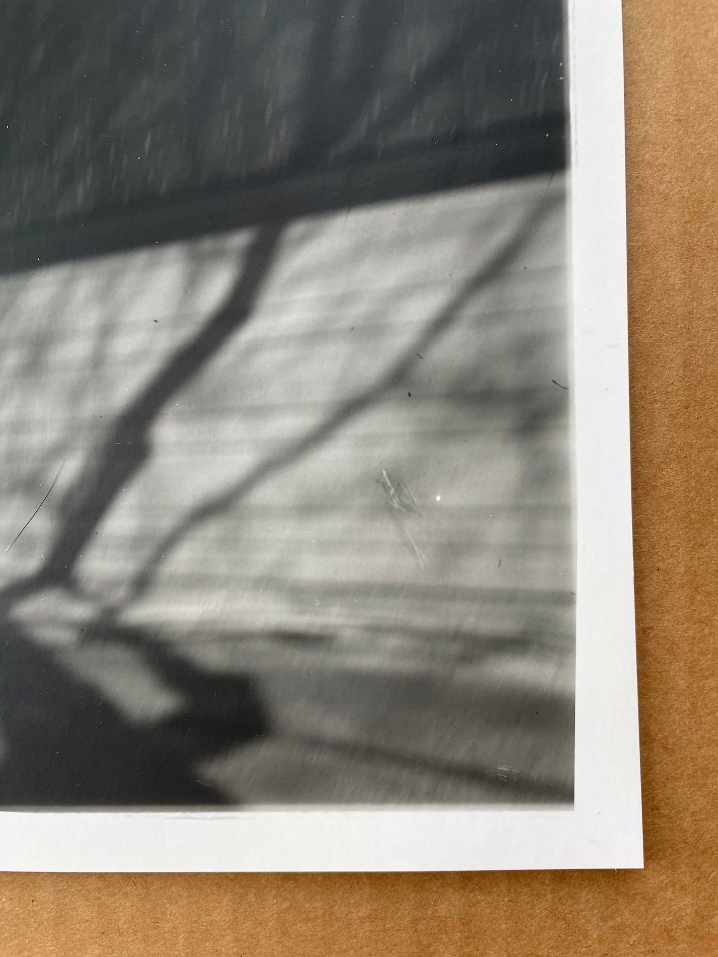 shadow in alley darkroom print